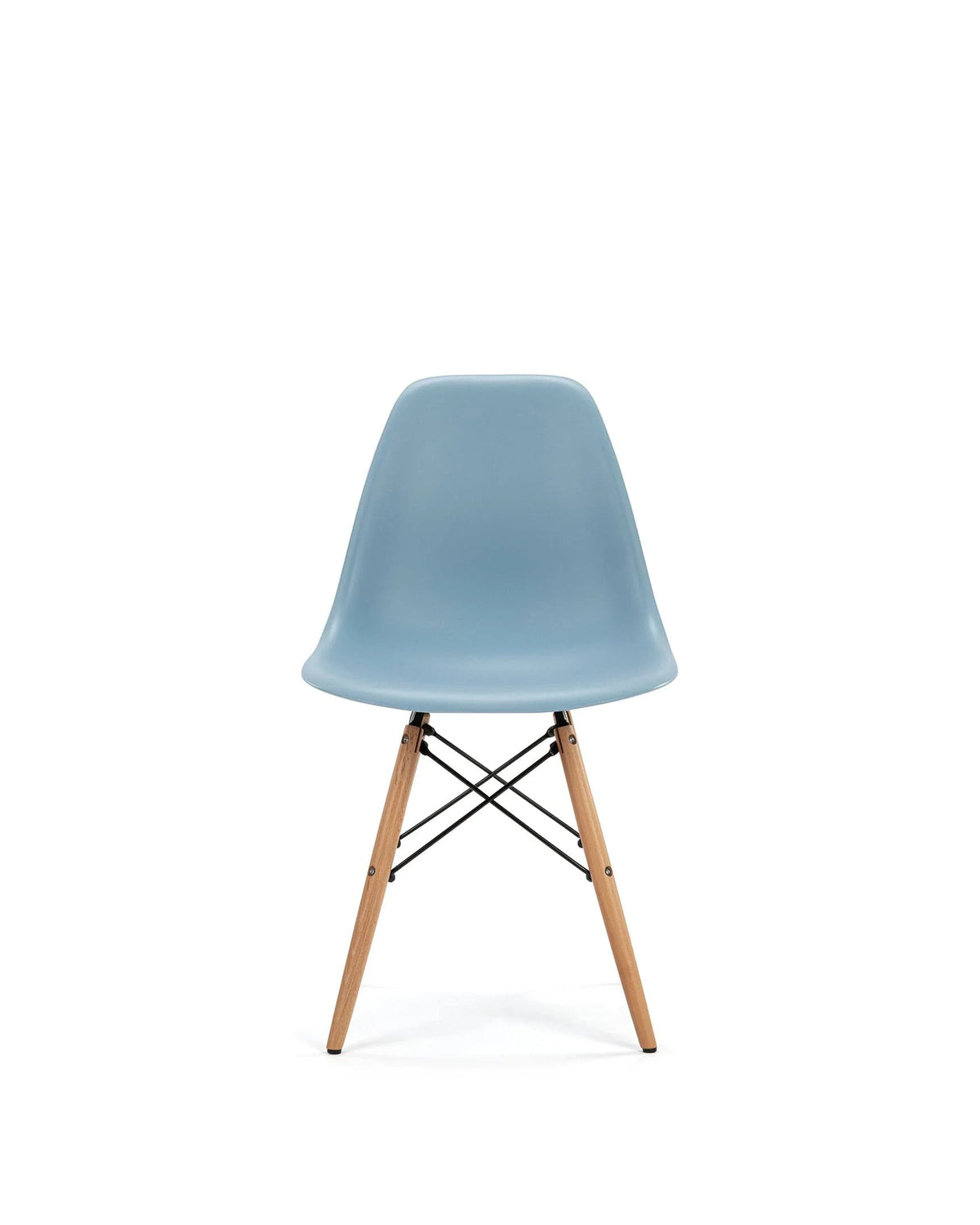 Flyn shell™ dining chair | molded seat - blue - chairs eames plastic side with dowel base-inspired furnitur