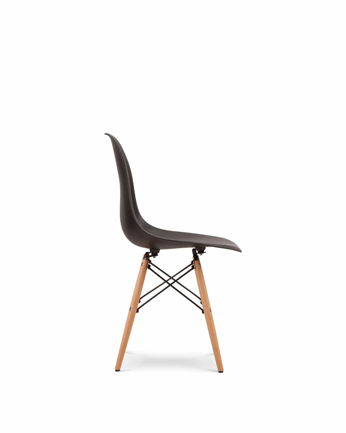 Flyn shell™ dining chair | molded seat - chairs eames plastic side with dowel base-inspired furnitur