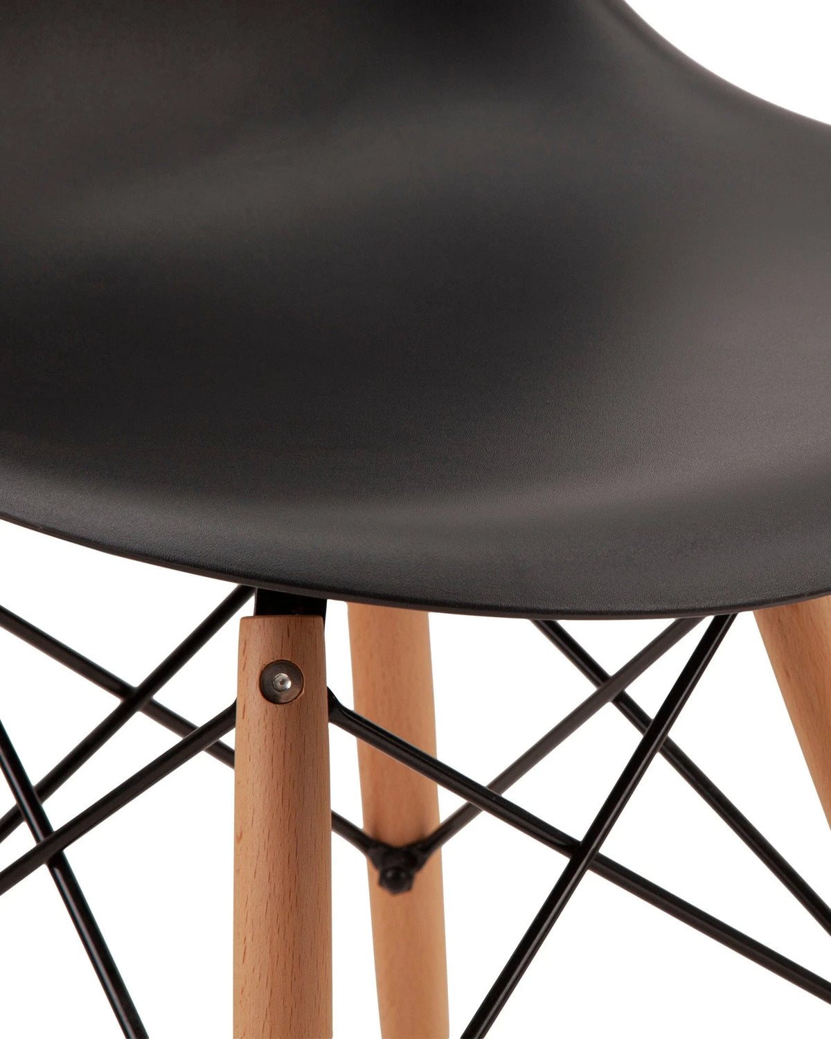 Flyn shell™ dining chair | molded seat - chairs eames plastic side with dowel base-inspired furnitur