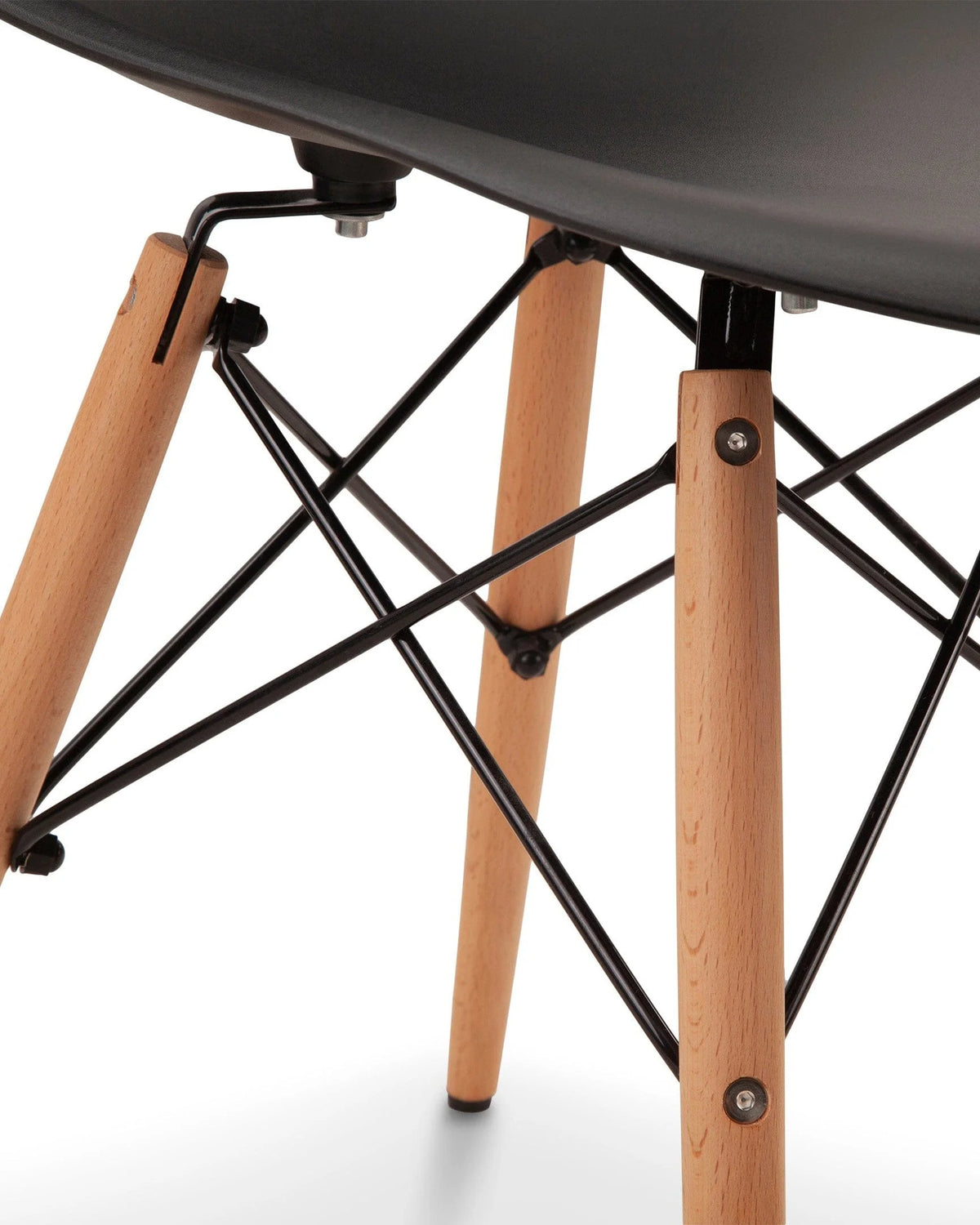 Flyn shell™ dining chair | molded seat - chairs eames plastic side with dowel base-inspired furnitur