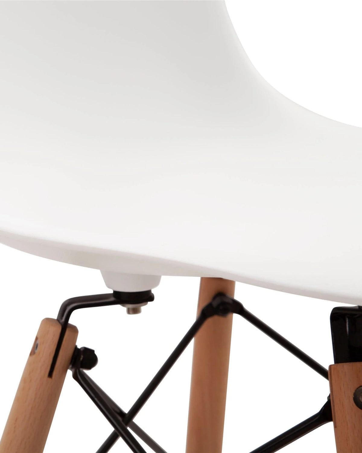 Flyn shell™ dining chair | molded seat - chairs eames plastic side with dowel base-inspired furnitur