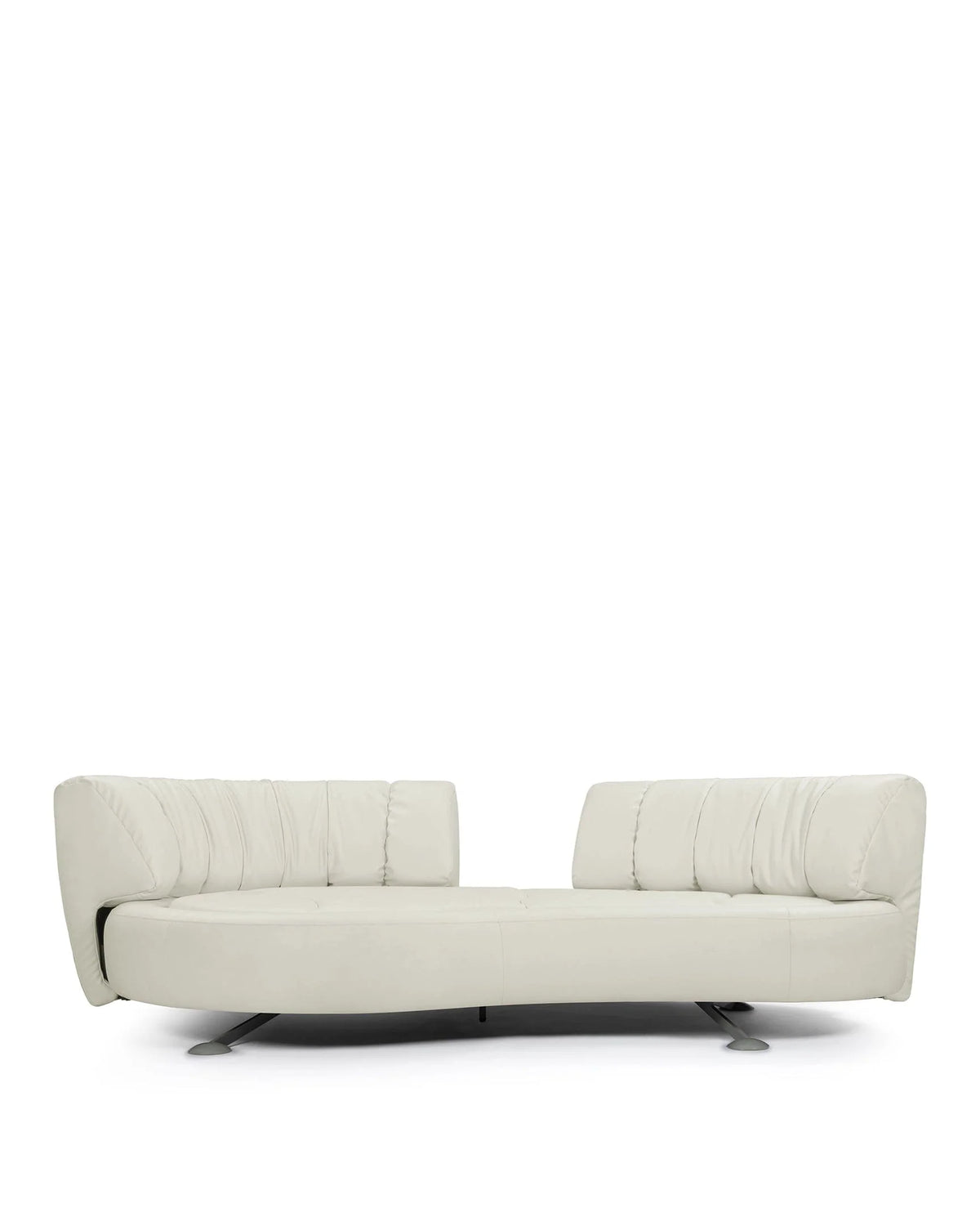 Fold 03™ three-seater sofa | cream vegan leather - 3 seaters 03 | madorne