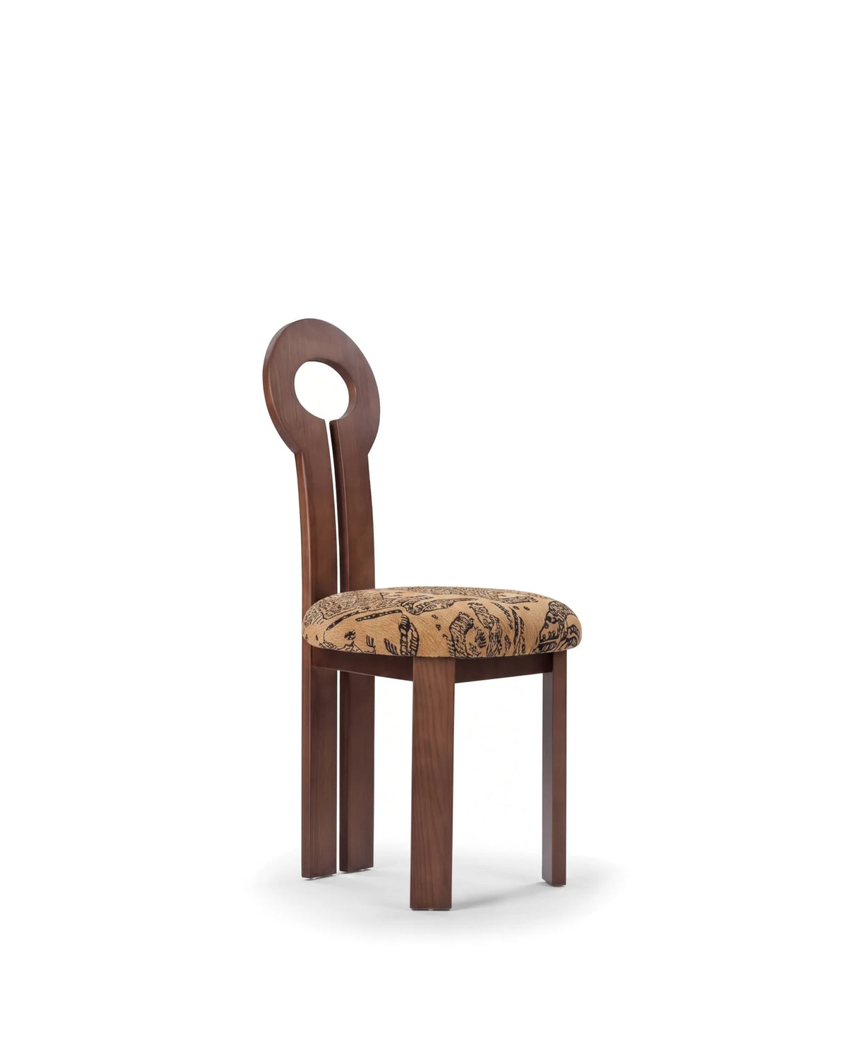Gioco halo™ dining chair | walnut wood - chairs halo inspired by whit | madorne