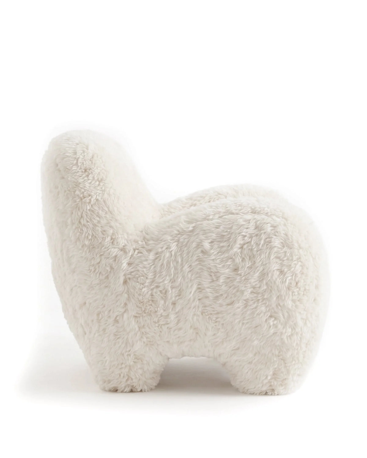 Goma™ lounge chair | long-hair sherpa - chairs goma | modern | madorne