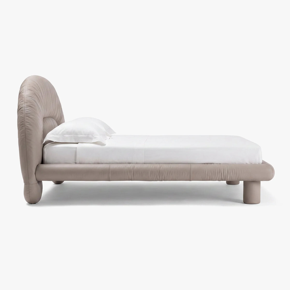 Halo 26 Sculptural Leather Bed Frame – detail view 5