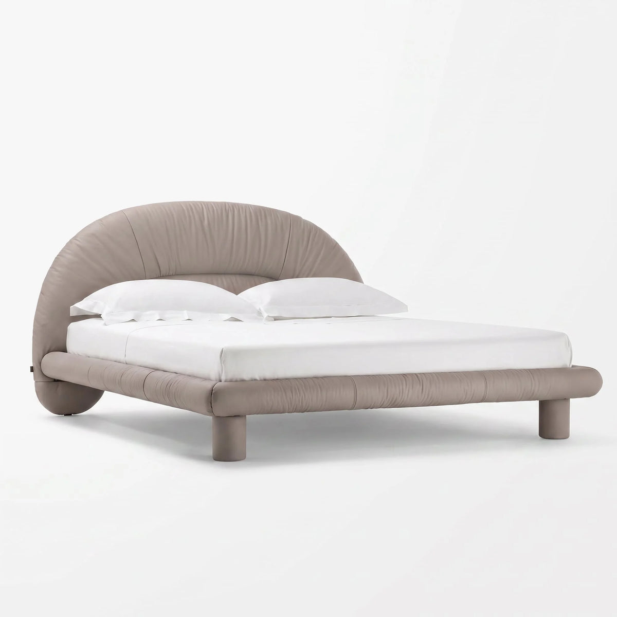 Halo 26 Sculptural Leather Bed Frame – detail view 4