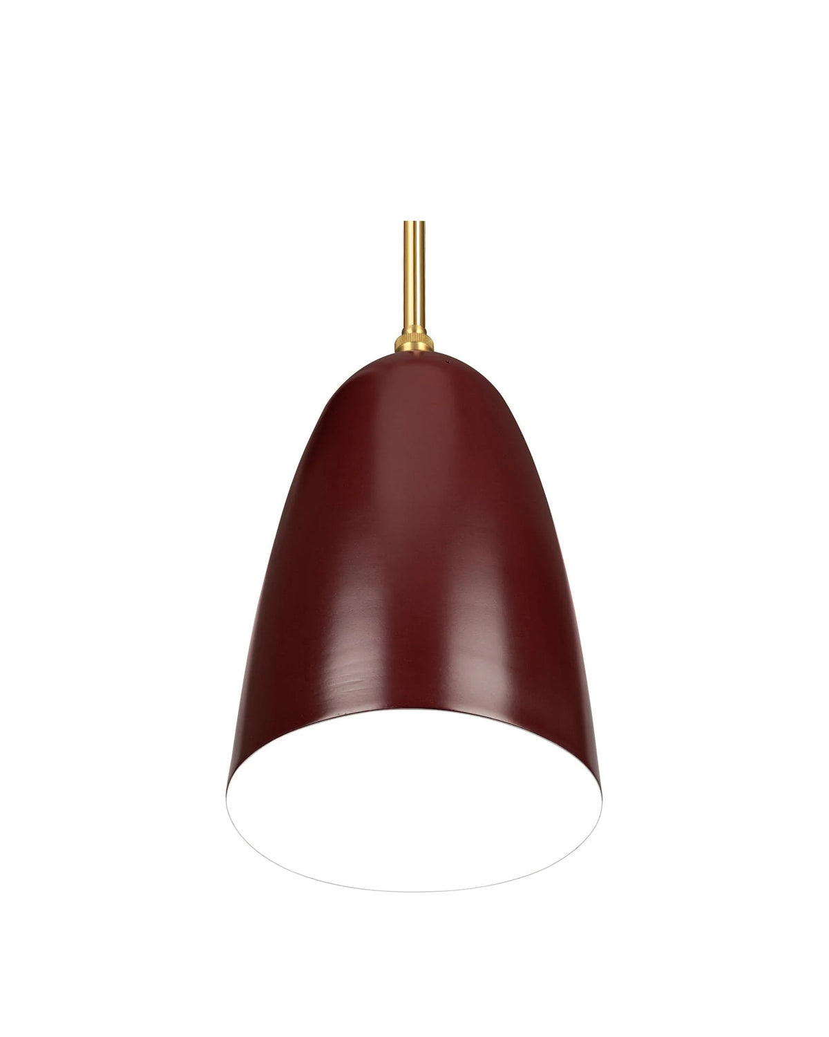 Hopper 47™ pendant | slender metal shade - lighting 47 | modern light | madorne