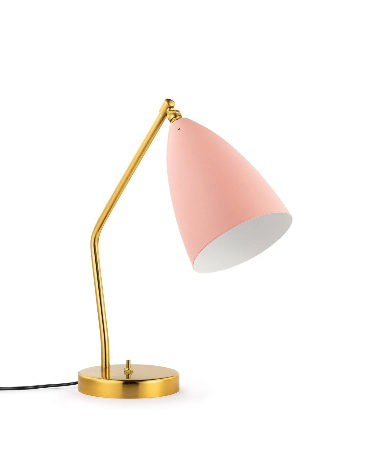 Hopper mini™ table lamp | colored metal - pink - lighting gräshoppa lamp-inspired | madorne