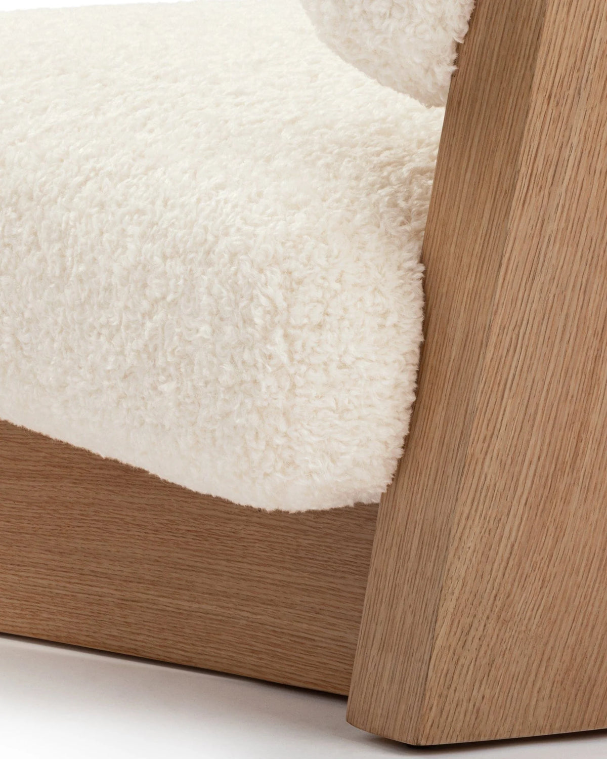 Jia cloud™ lounge chair | white sherpa - chairs cloud | madorne