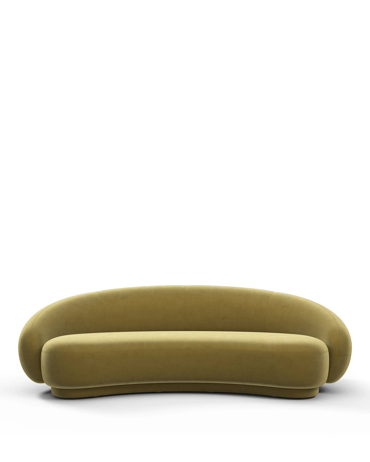 Jolie 18™ curved sofa | three seater - olive gold velvet - 3 seaters julep-inspired by jonas wagell | madorne