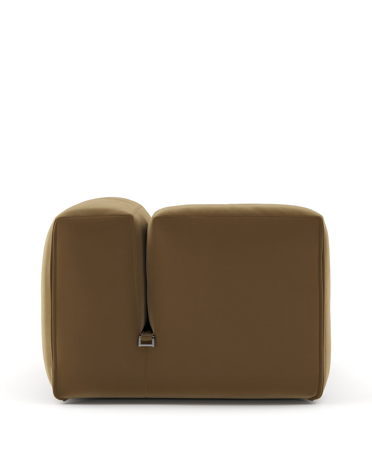 Le mur 72™ left-arm module | old gold velvet - left arm - modules 72 | modular sofa element | madorne