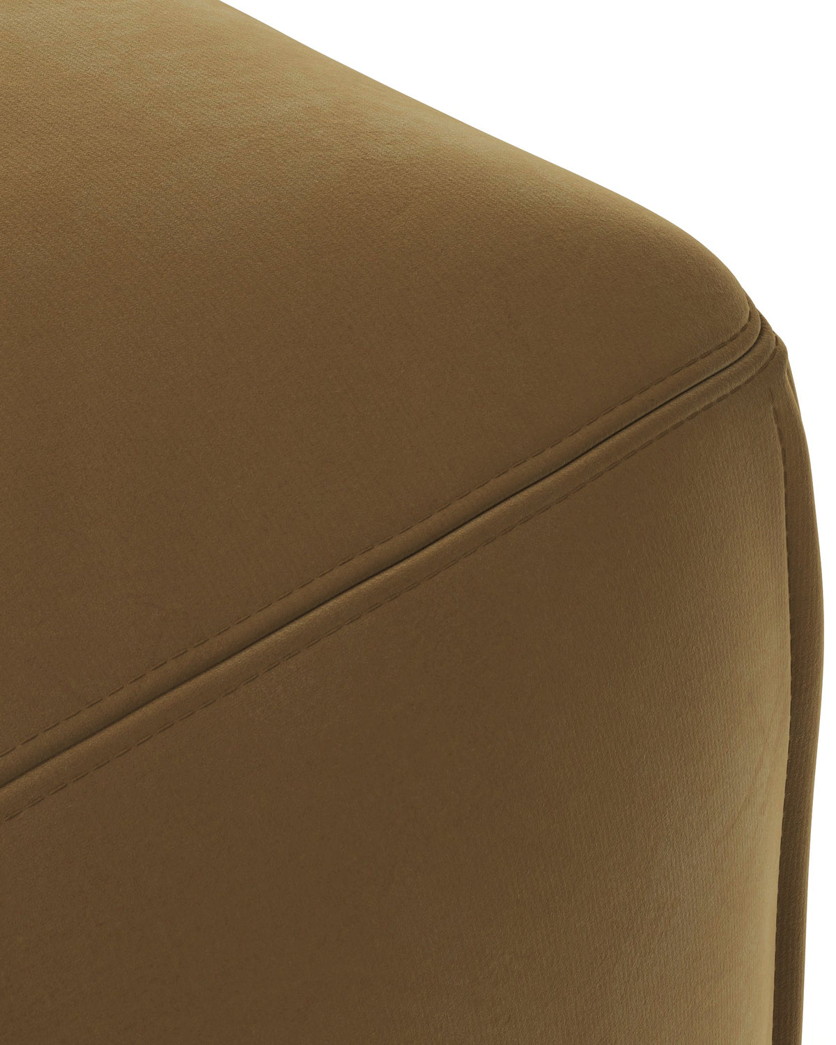 Le mur 72™ left-arm module | old gold velvet - left arm - modules 72 | modular sofa element | madorne
