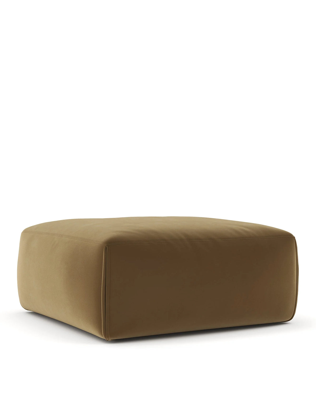 Le mur 72™ ottoman | old gold velvet - stools & ottomans 72 | modern | contemporary design | mad...