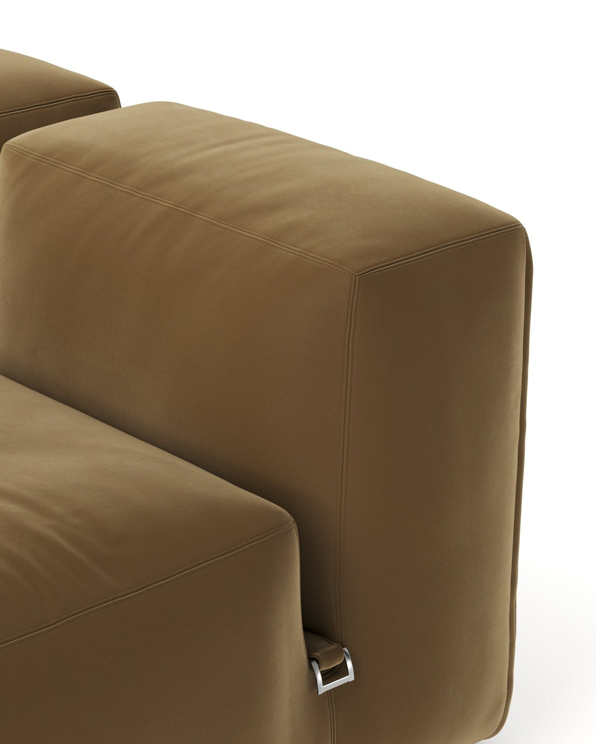 Le mur 72™ sectional sofa left corner | old gold velvet - sectionals 72 | madorne