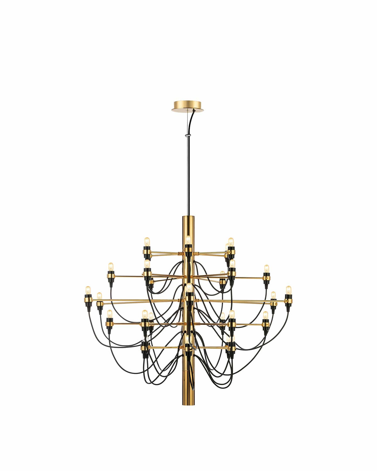 Linea 58™ chandelier | brass - lighting 58 | modern | madorne