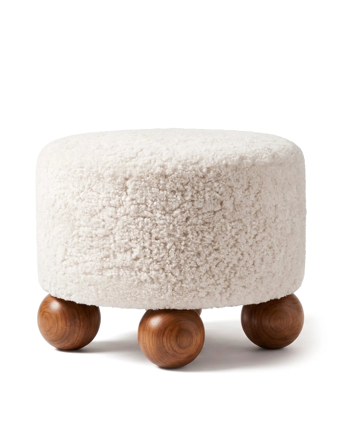 Luno™ Ottoman | Long-Hair Sherpa