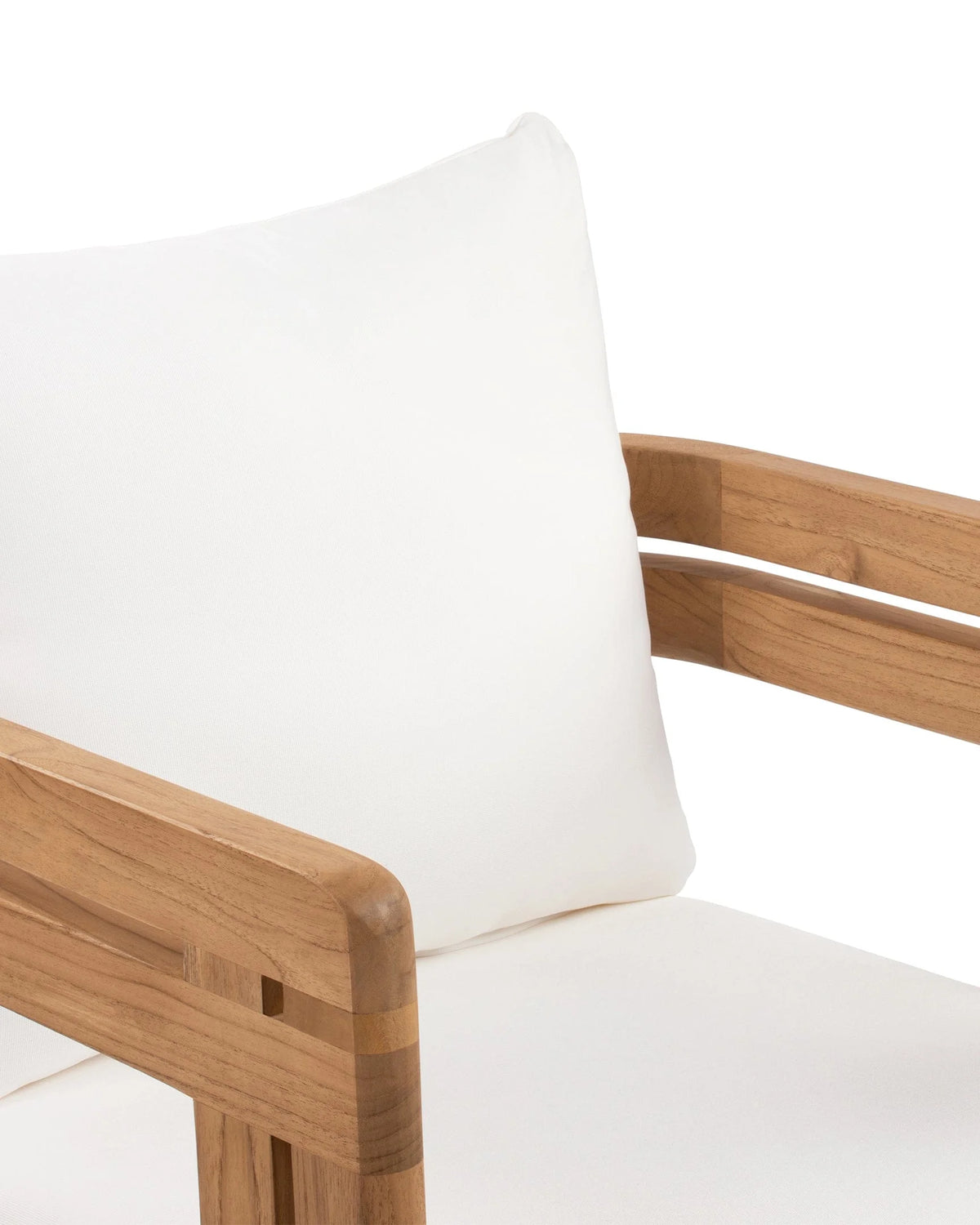 Luso™ outdoor dining chair | teak and cushion - chairs luso | madorne