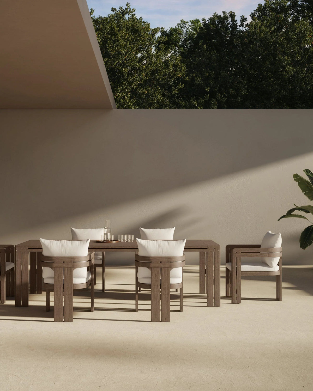 Luso™ outdoor dining table | solid teak - tables luso | madorne