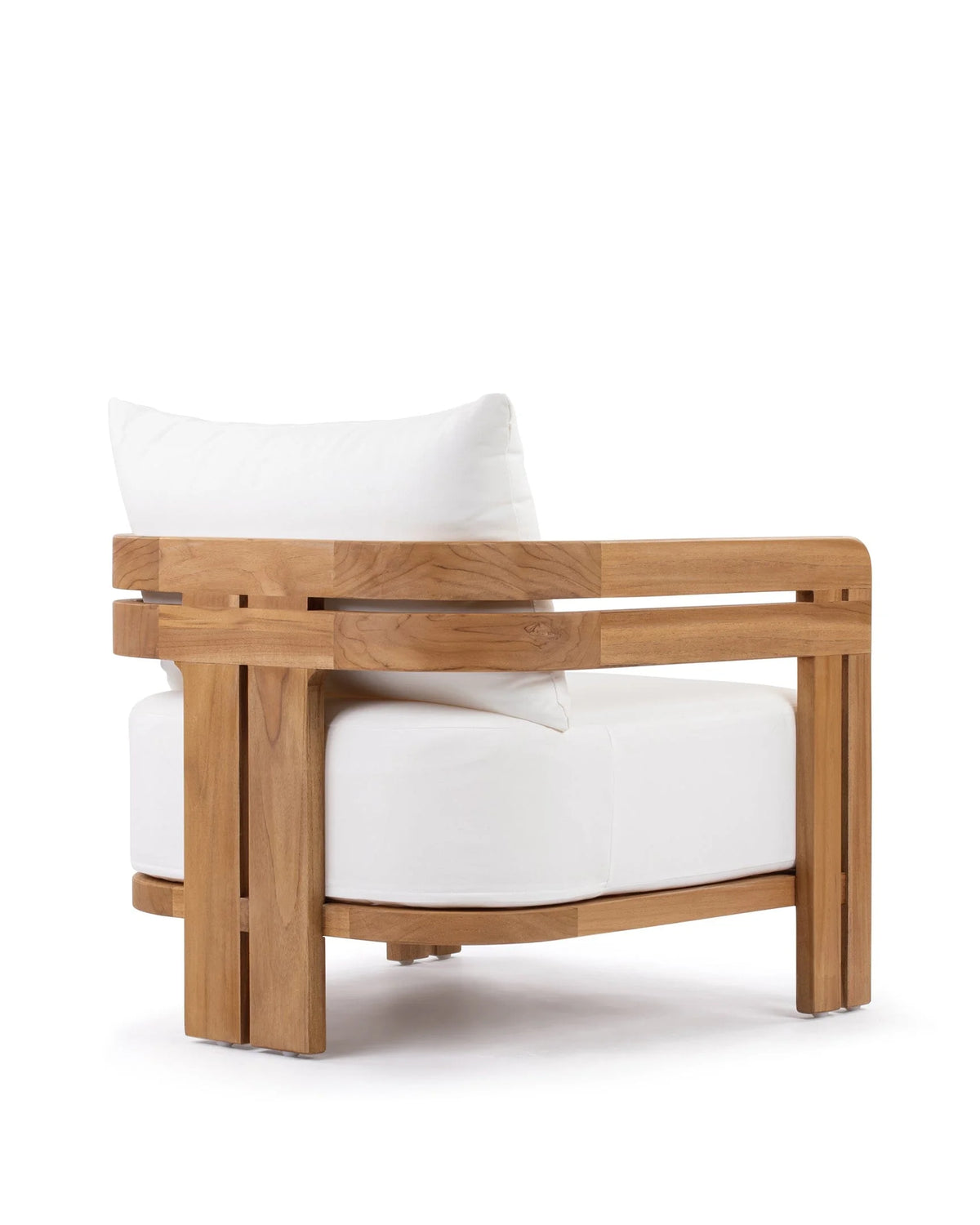 Luso™ outdoor lounge chair | teak platform - chairs luso | designer | madorne