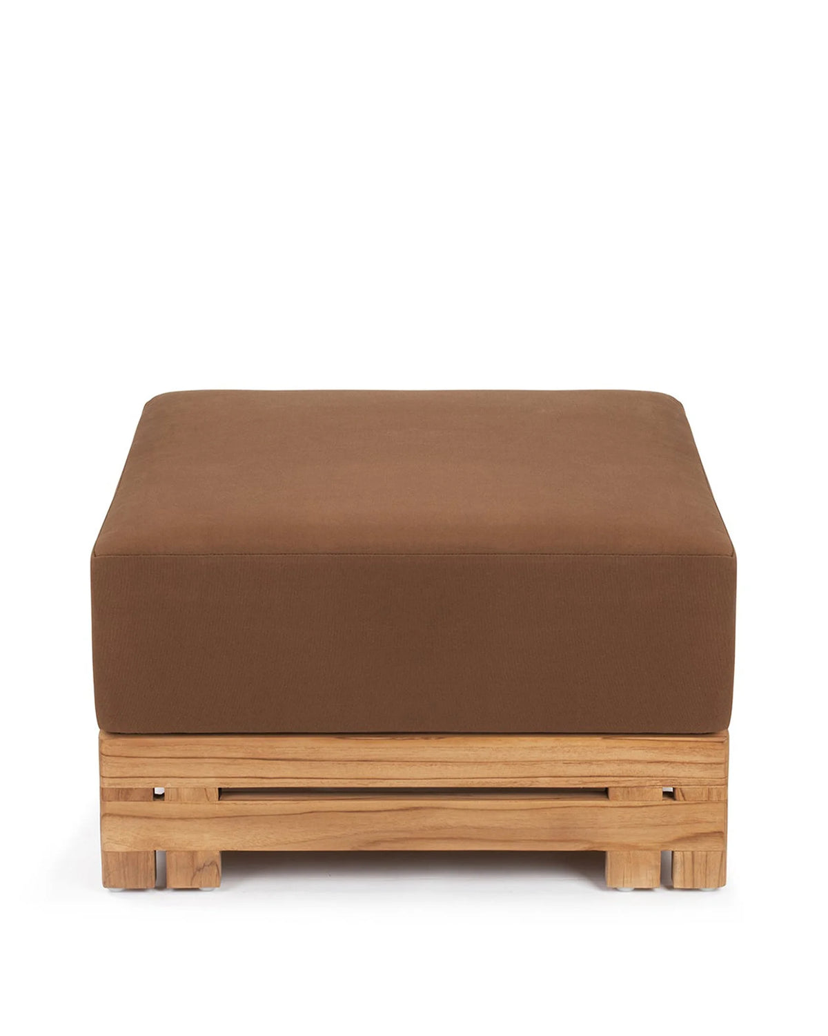 Luso™ outdoor ottoman | teak and cushion - stools & ottomans luso | designer | madorne