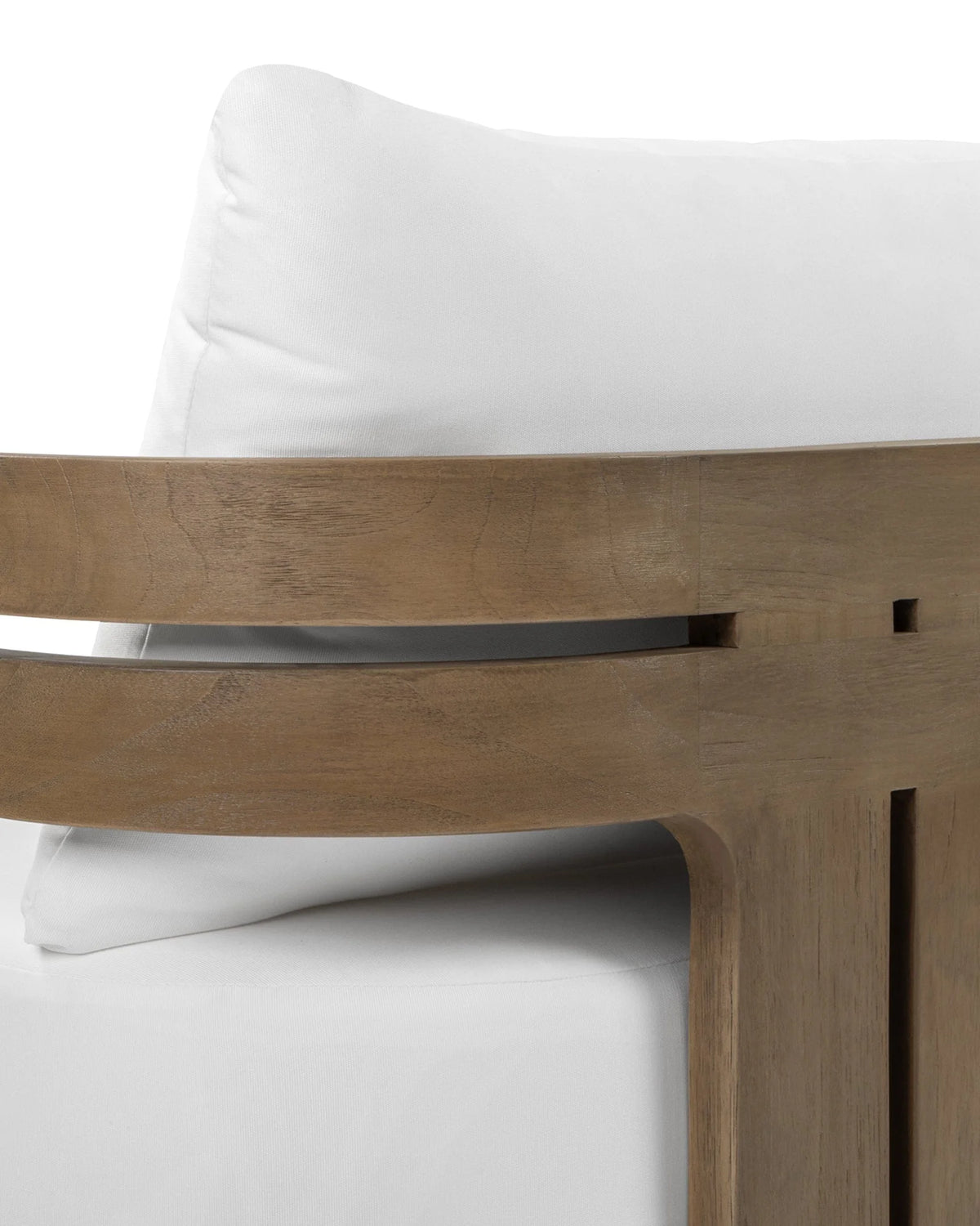 Luso™ outdoor three-seater sofa | teak platform - sofas luso | madorne