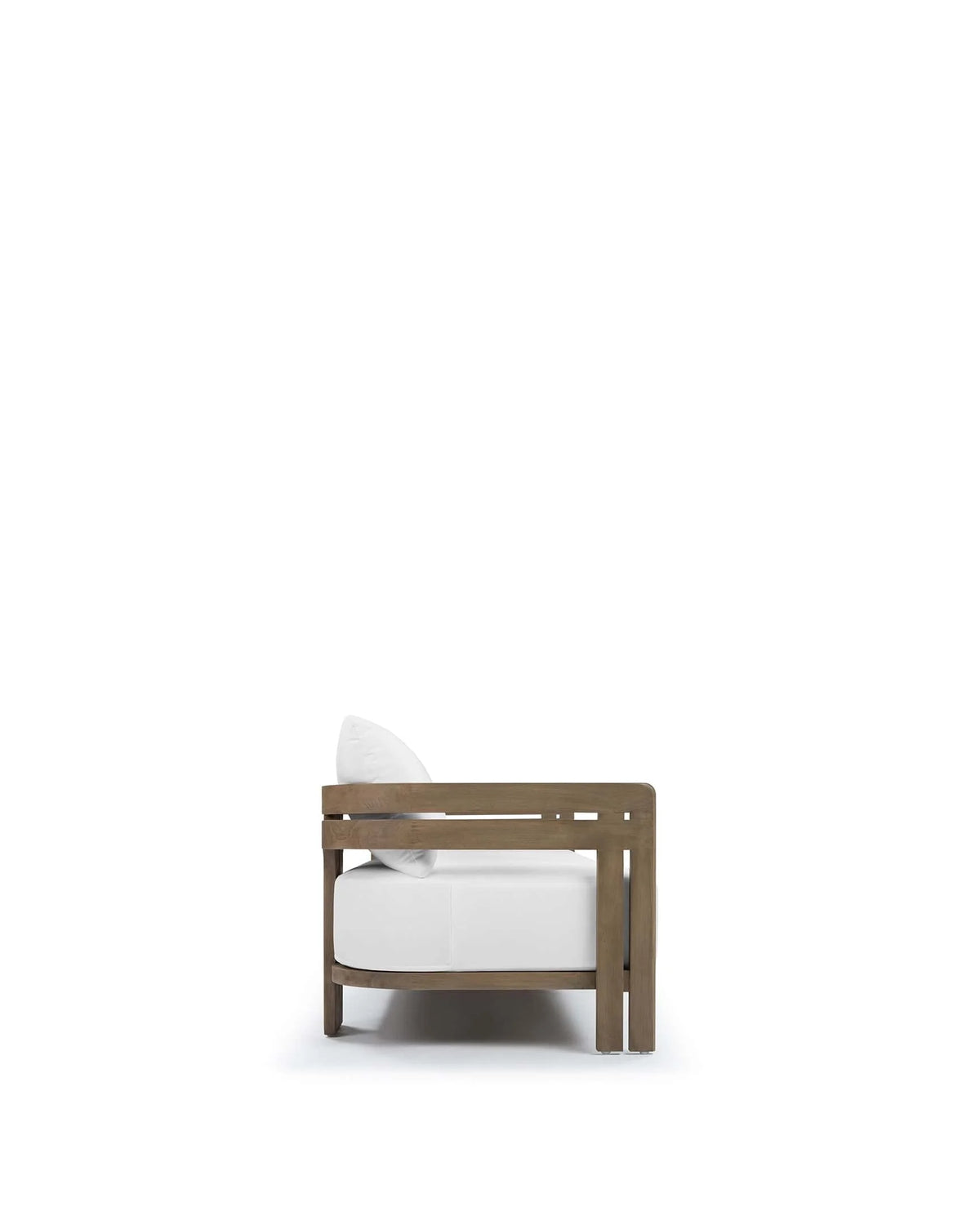 Luso™ outdoor three-seater sofa | teak platform - sofas luso | madorne