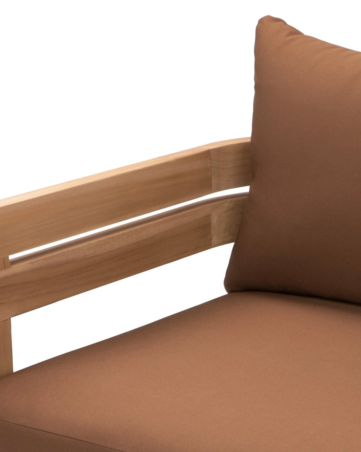 Luso™ outdoor three-seater sofa | teak platform - sofas luso | madorne