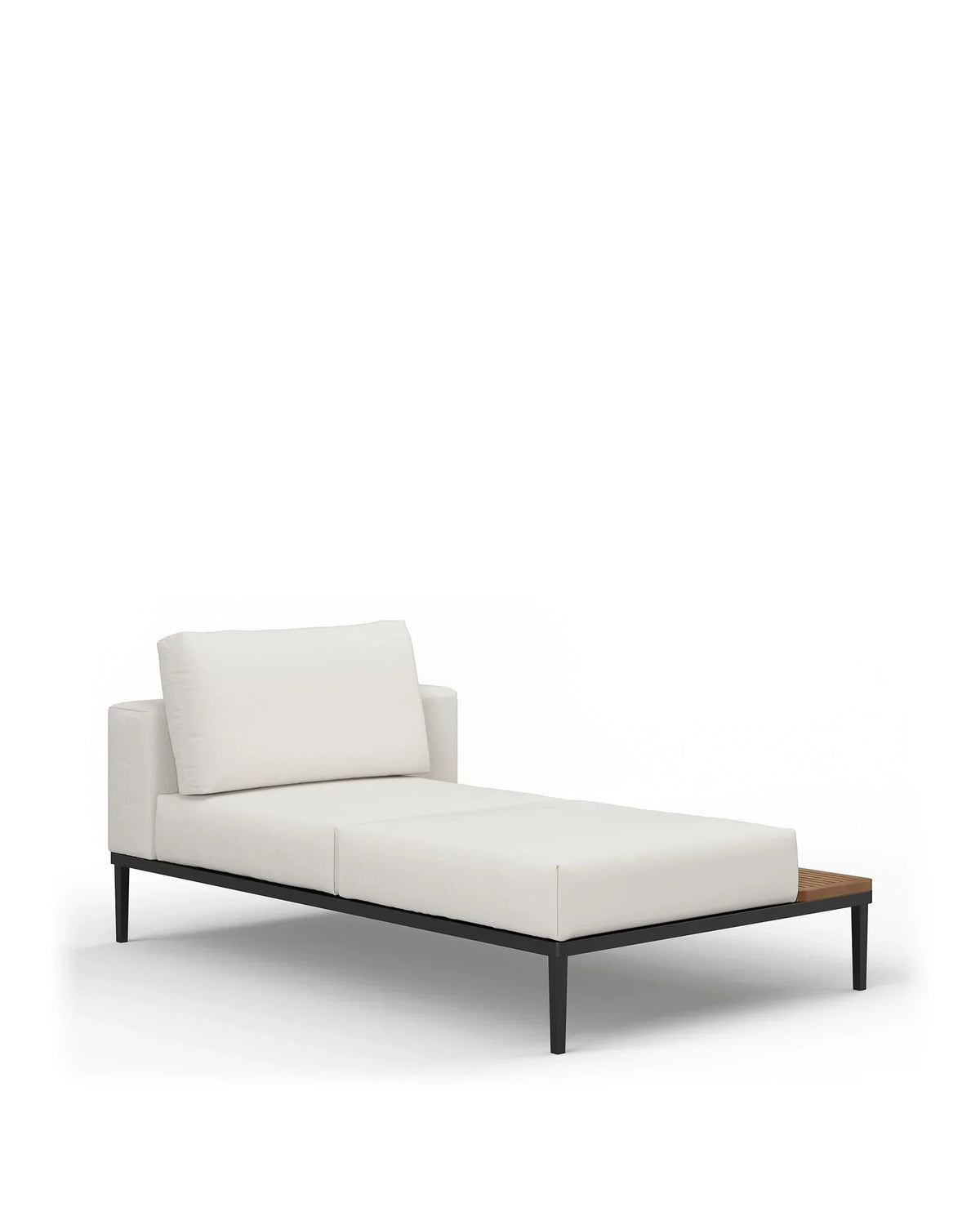 Marca™ outdoor chaise right | shell performance weave - arm / sofas marca | modern sofa | madorne