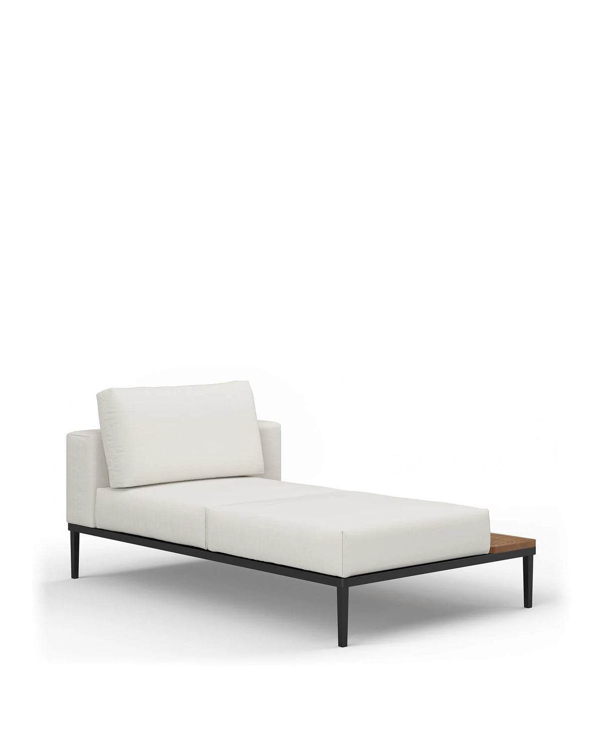Marca™ outdoor chaise right | shell performance weave - arm / sofas marca | modern sofa | madorne