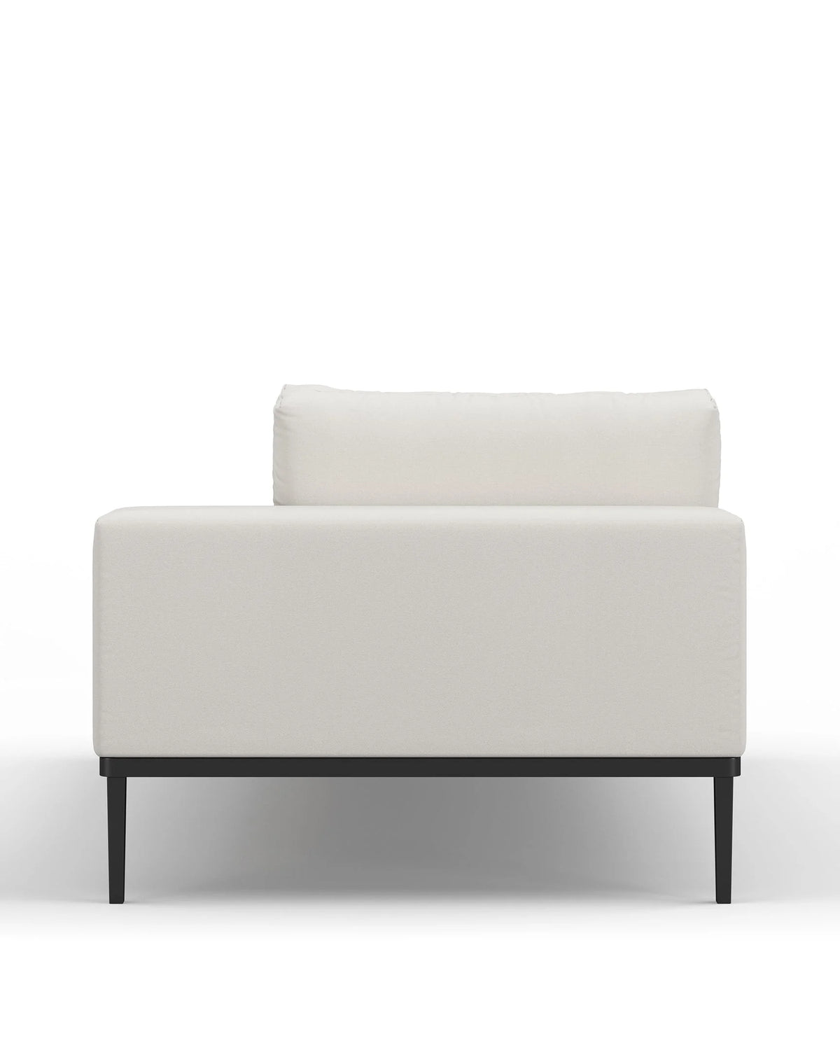 Marca™ outdoor chaise right | shell performance weave - arm / sofas marca | modern sofa | madorne