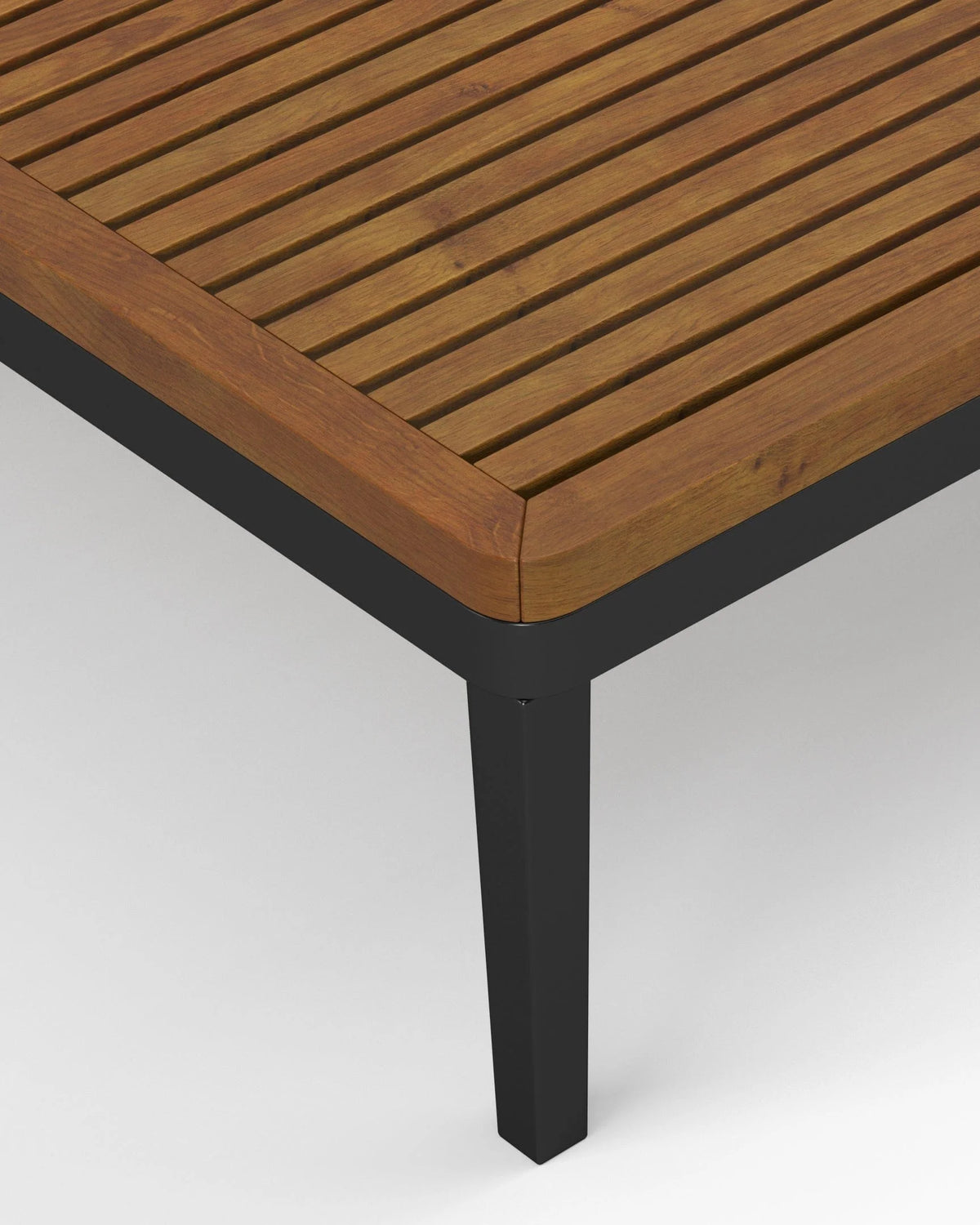 Marca™ outdoor end table | natural teak - side tables marca | madorne