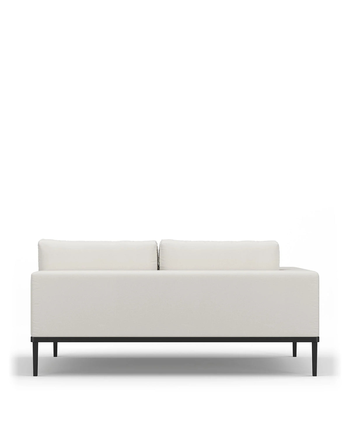Marca™ outdoor two seater sofa left arm | shell performance weave - module / 2 seaters marca | designer two-seater...