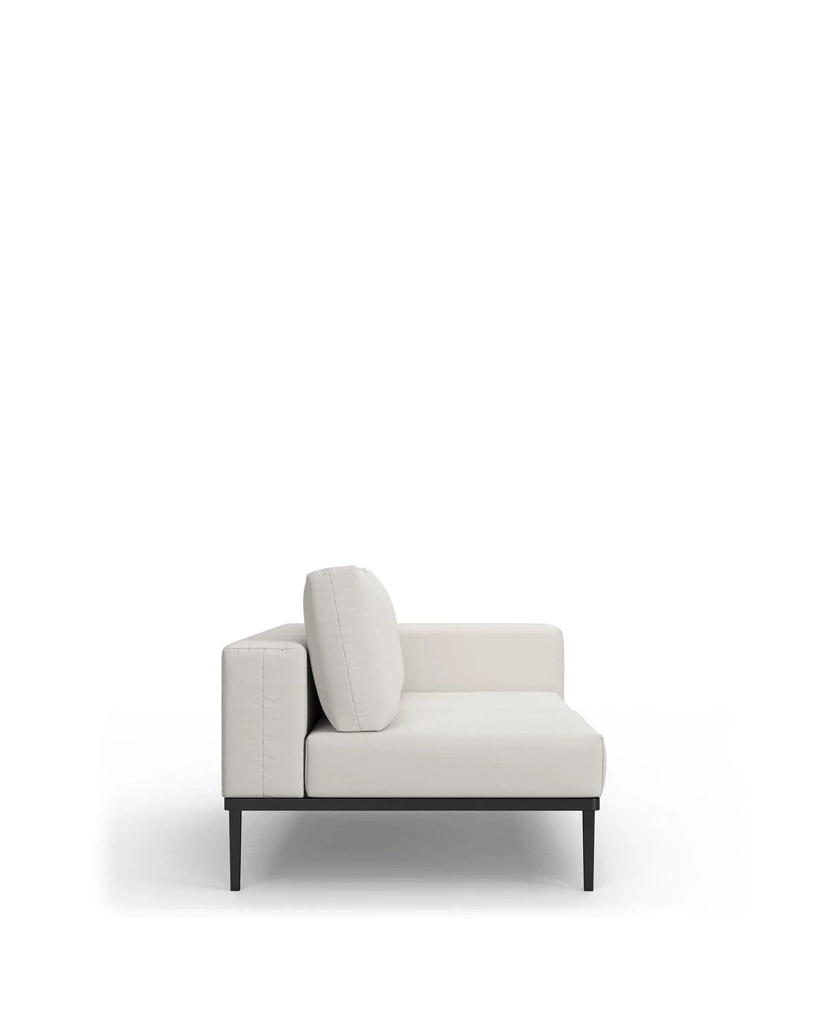 Marca™ outdoor two seater sofa right arm | shell performance weave - module / 2 seaters marca | designer two-seater...