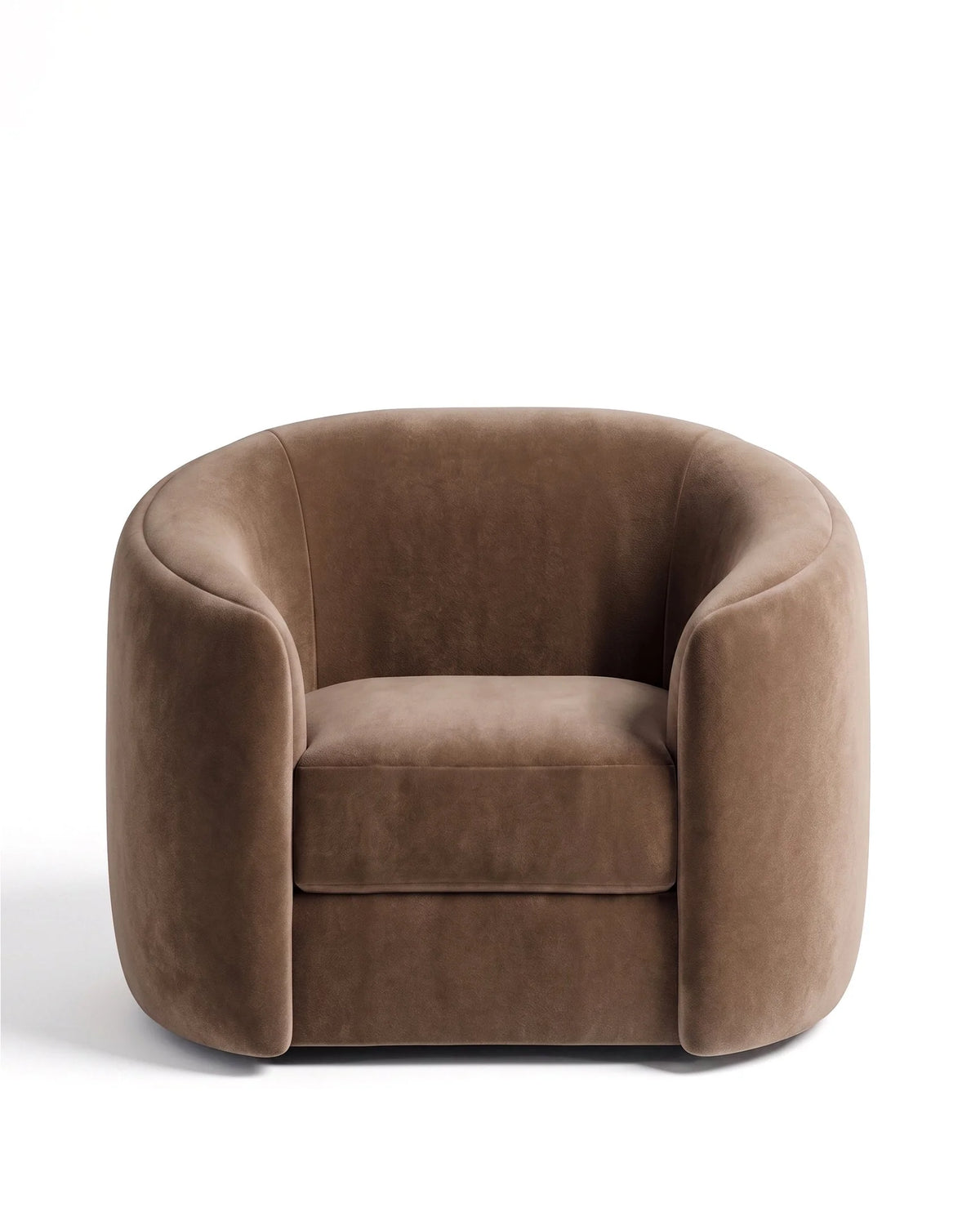 Mayra™ lounge chair | mink velvet - chairs mayra | modern | madorne