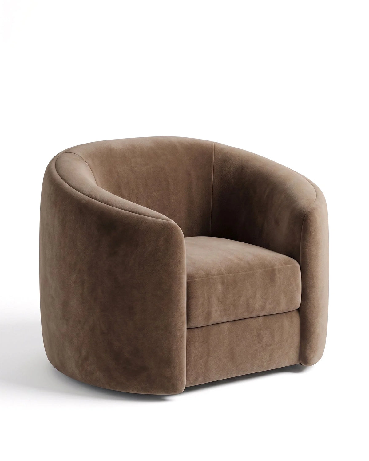 Mayra™ lounge chair | mink velvet - chairs mayra | modern | madorne