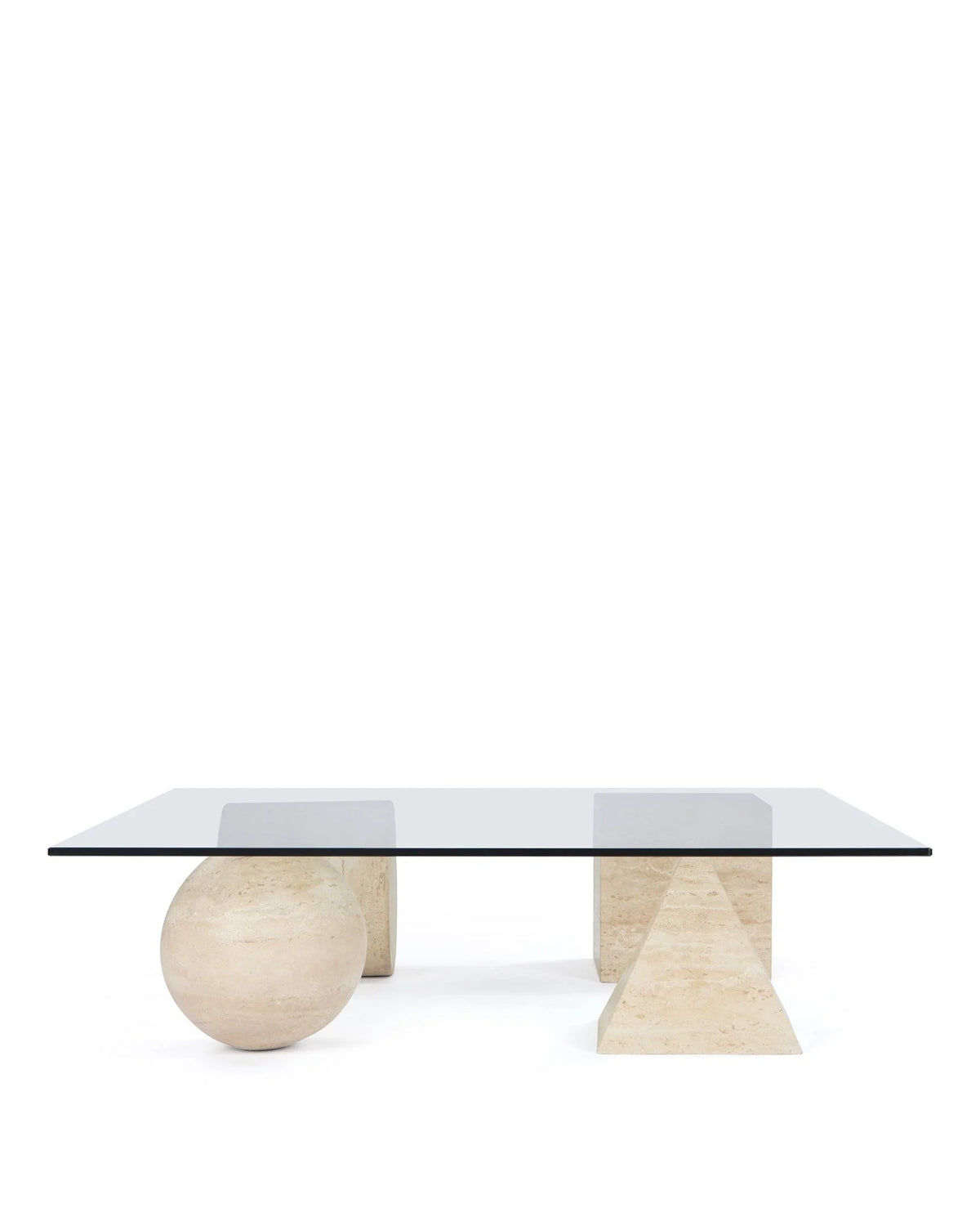 Meta 79™ coffee table | glass and stone - tables 79 | madorne