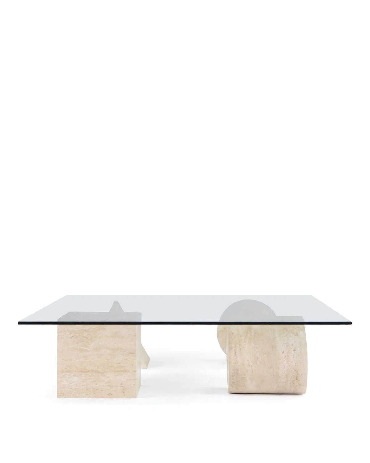 Meta 79™ coffee table | glass and stone - tables 79 | madorne