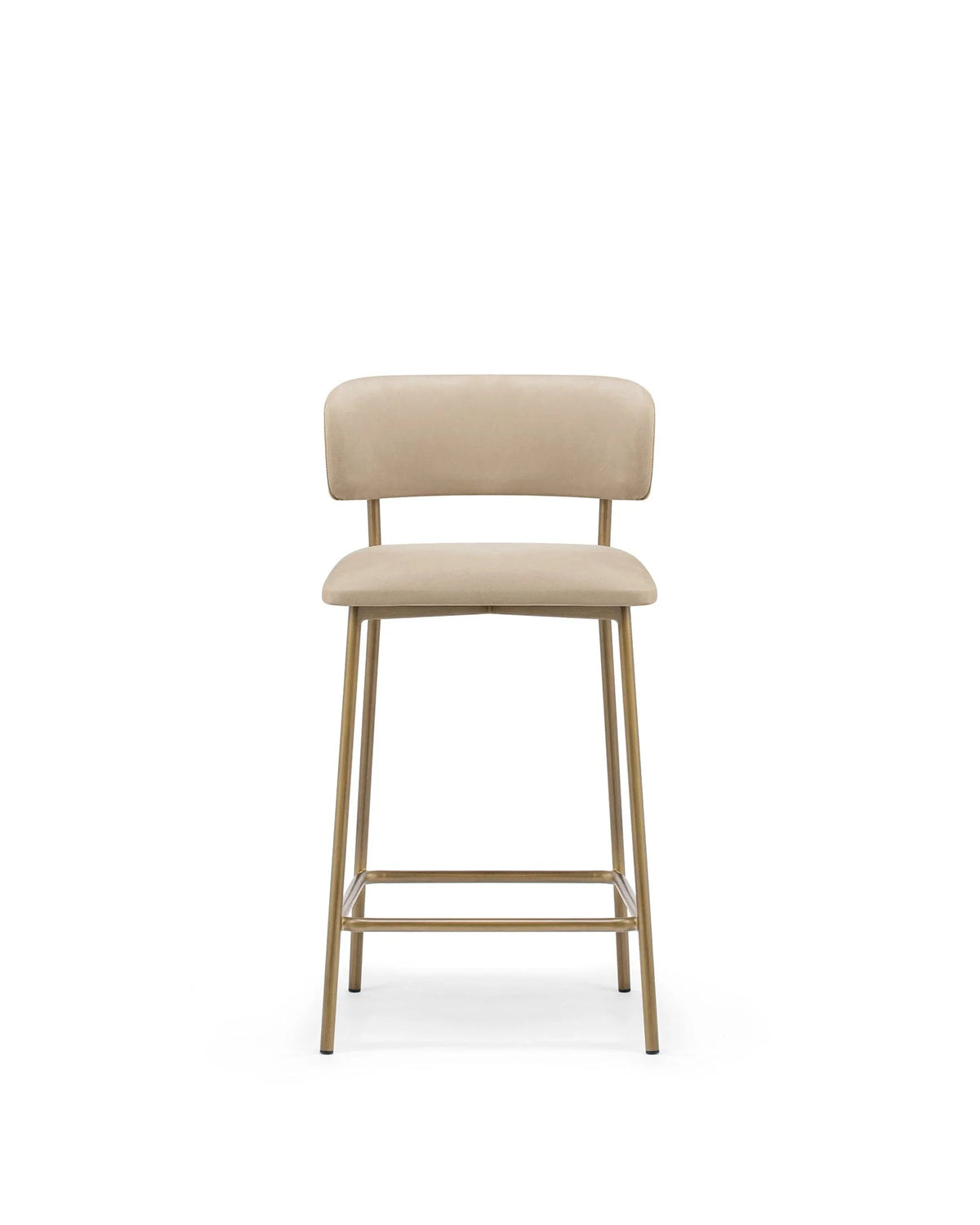 Metra™ counter stool | vegan friendly faux suede - bar & stools metra | madorne