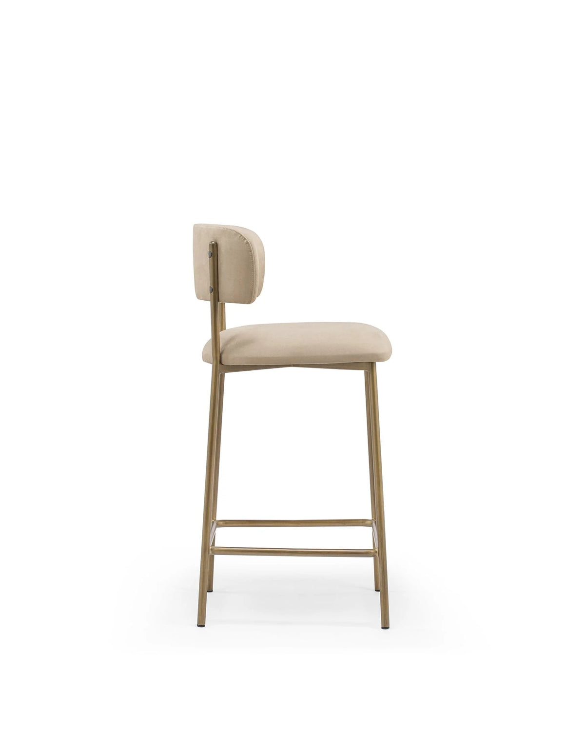Metra™ counter stool | vegan friendly faux suede - bar & stools metra | madorne