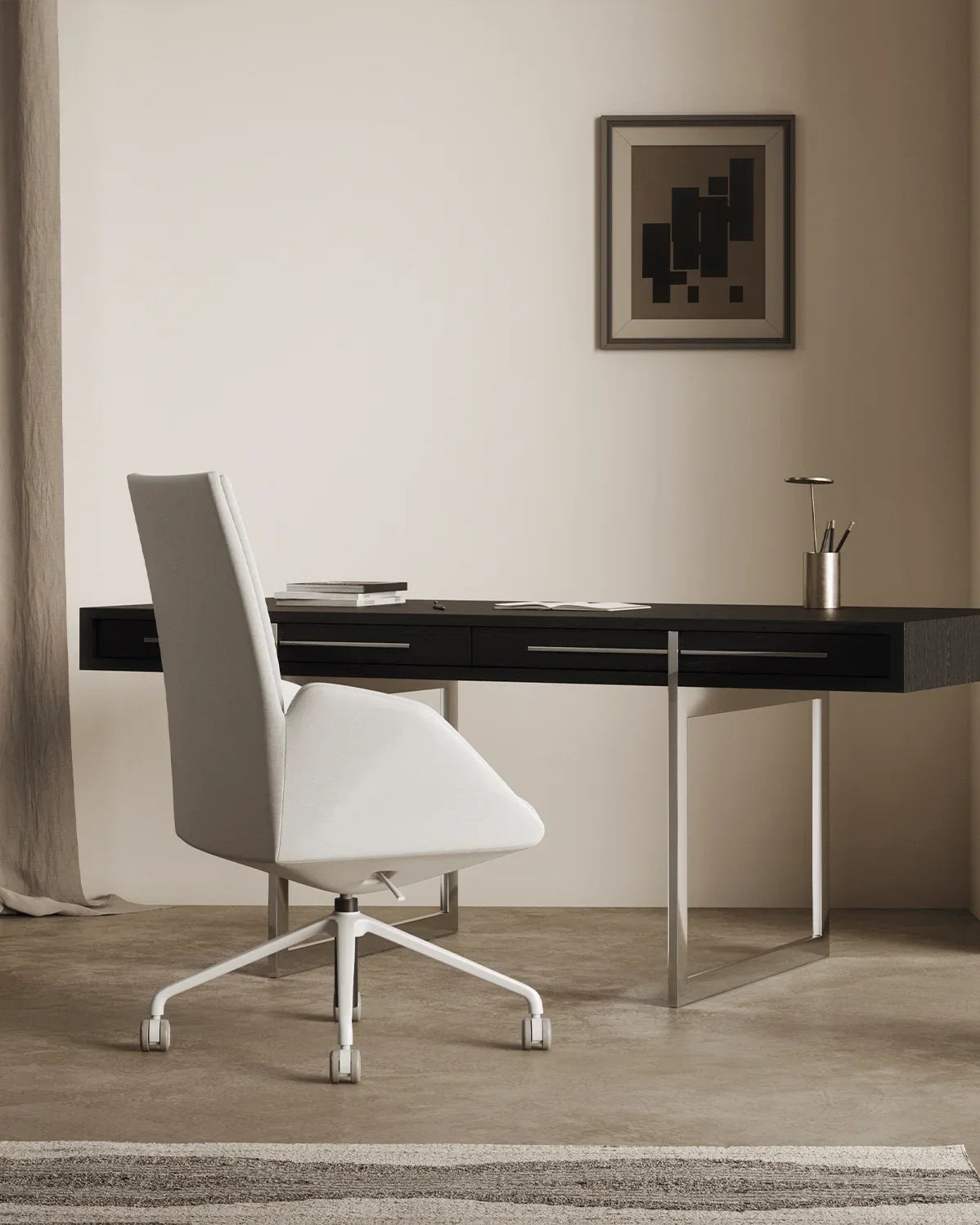 Misa™ desk chair | danish cashmere wool - chairs misa inspired by aston | madorne