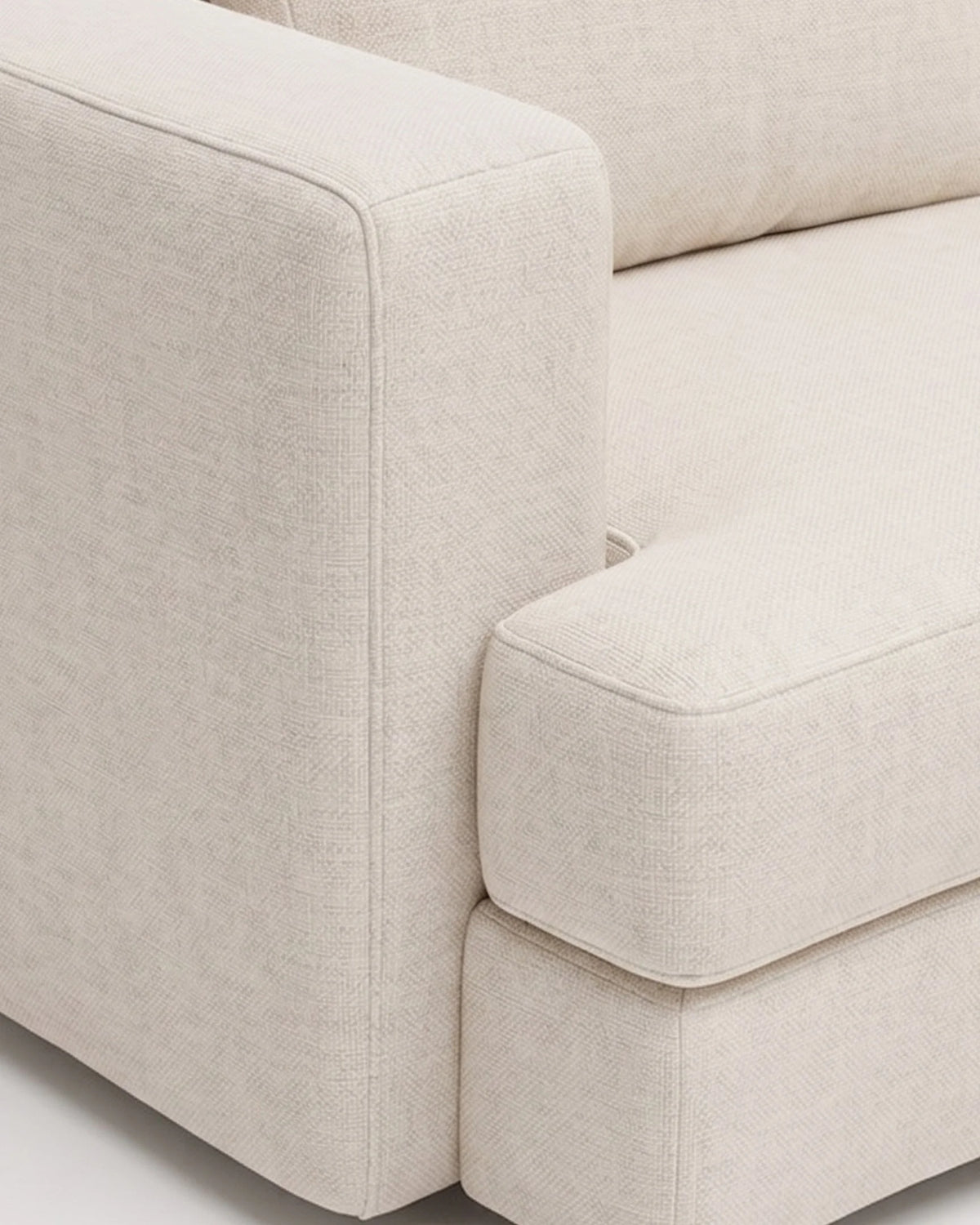 Modena landscape™ modular sofa | oatmeal weave - 4+ seaters landscape | large sectional | madorne