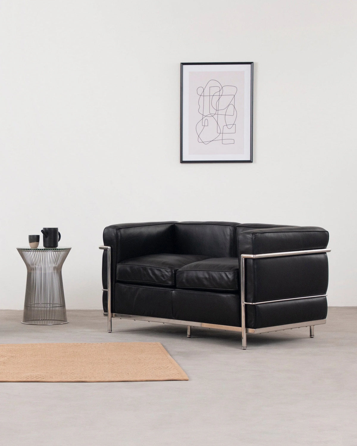 Modulor petit 28™ two-seater sofa | external steel frame - 2 seaters 28 | madorne