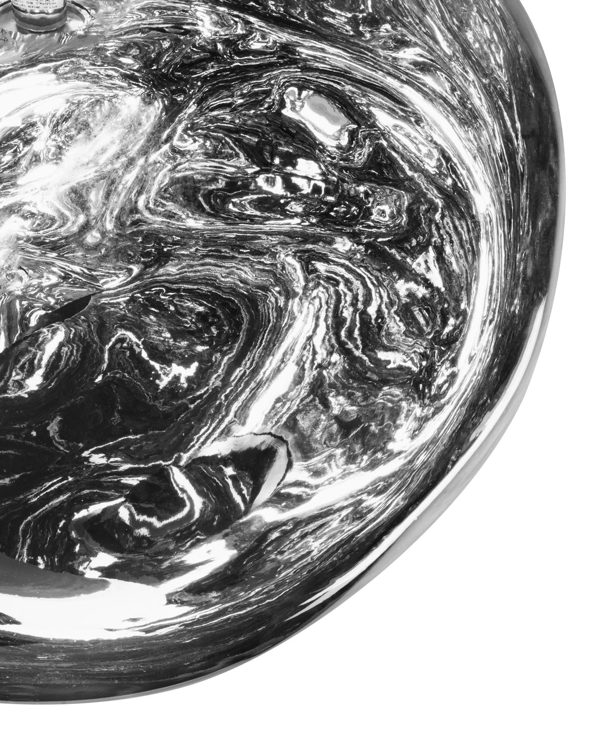 Molten 14™ pendant | mirror-finish globe - lighting 14 | designer light | madorne