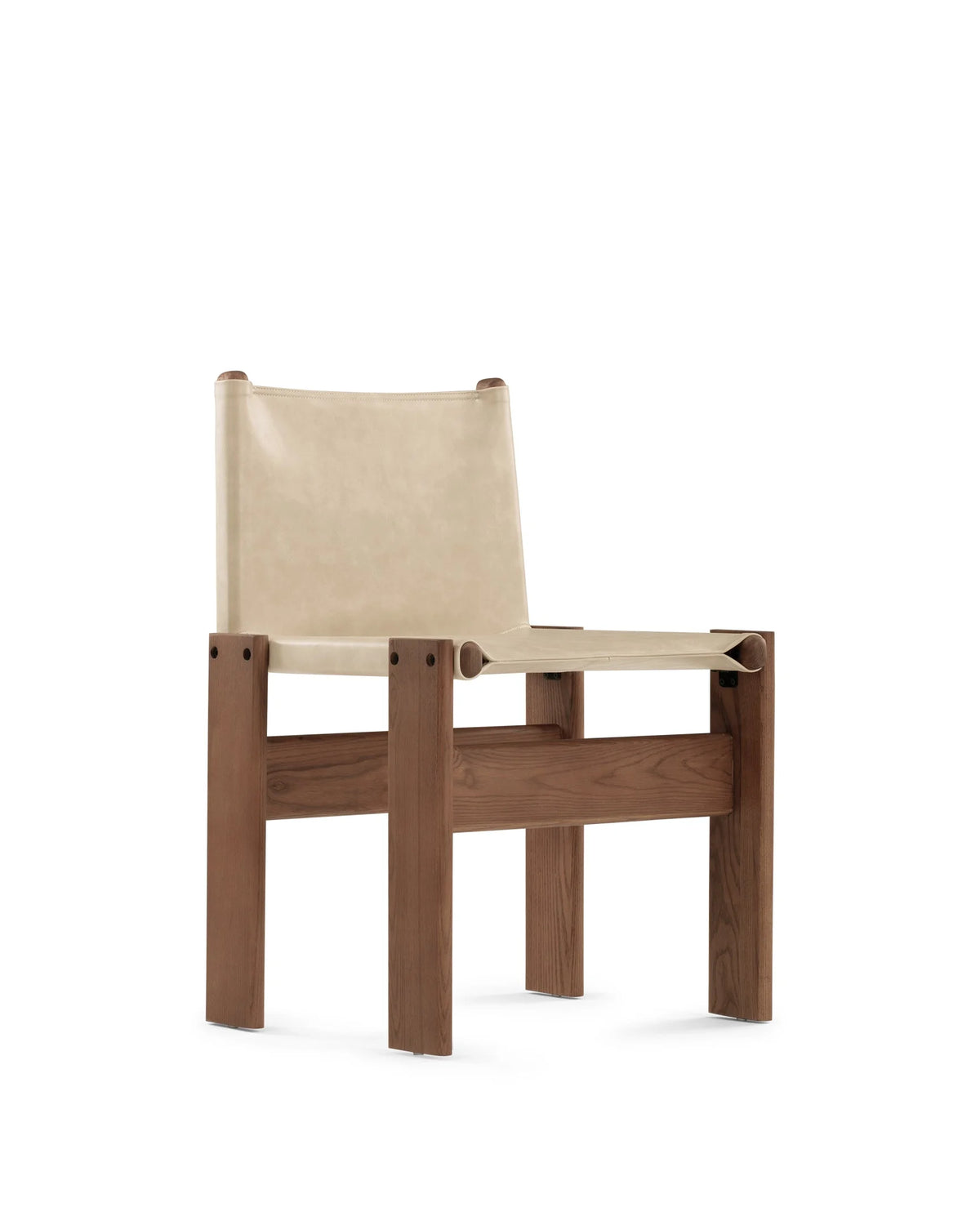 Monko 73™ dining chair | wood and sling seat - beige - chairs 73 | designer | madorne