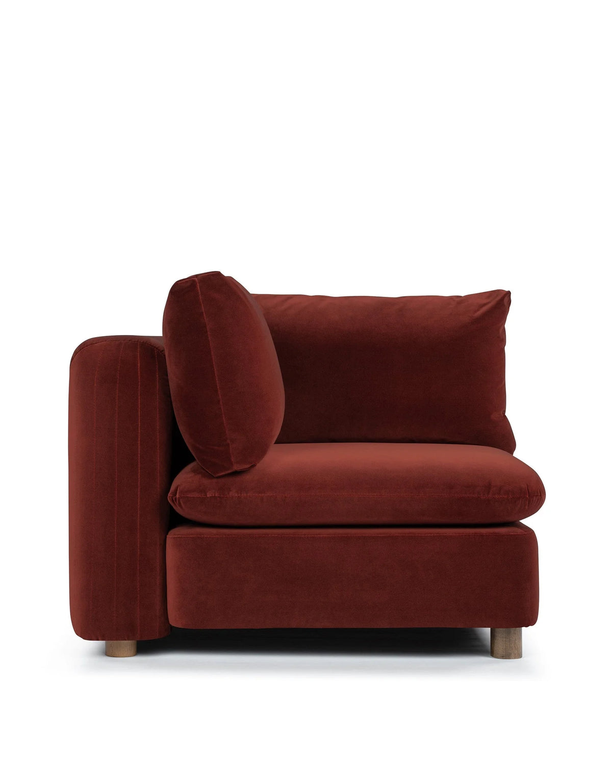 Morel™ module corner | lustrous velvet - modules morel | modular sofa element | madorne