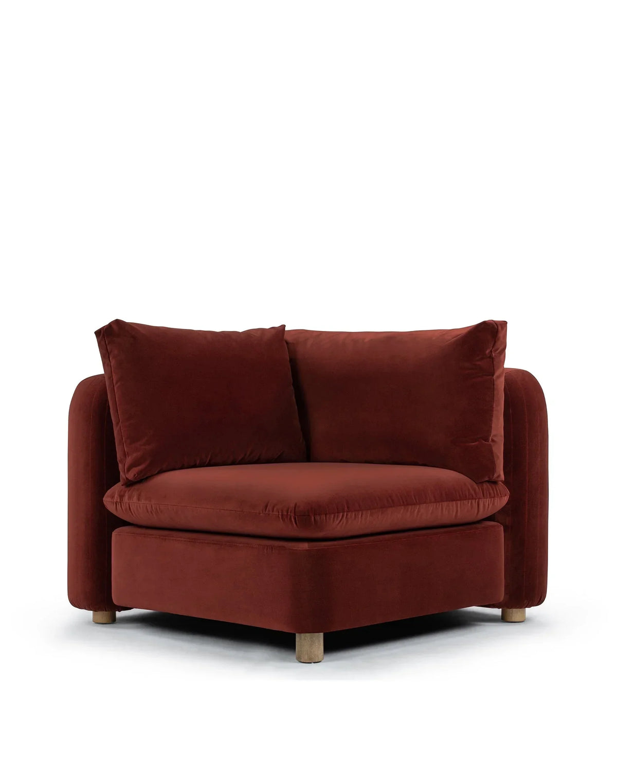 Morel™ module corner | lustrous velvet - modules morel | modular sofa element | madorne
