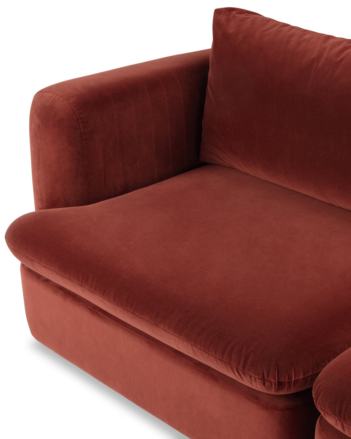 Morel™ three-seater sofa | maroon velvet - 3 seaters morel | madorne