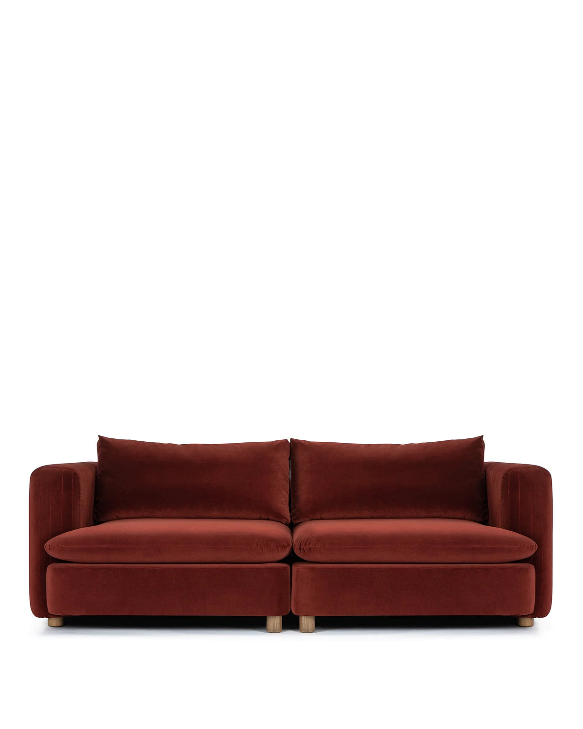 Morel™ two seater sofa | lustrous velvet - 2 seaters morel | two-seater | madorne
