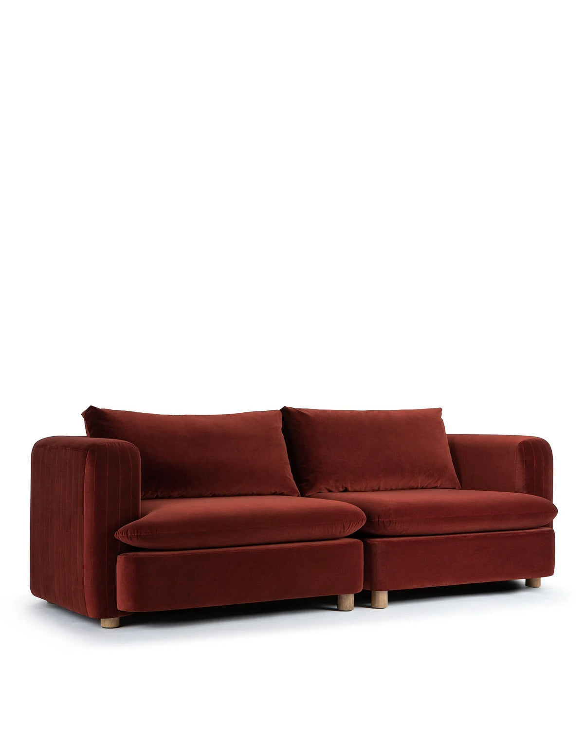 Morel™ two seater sofa | lustrous velvet - 2 seaters morel | two-seater | madorne