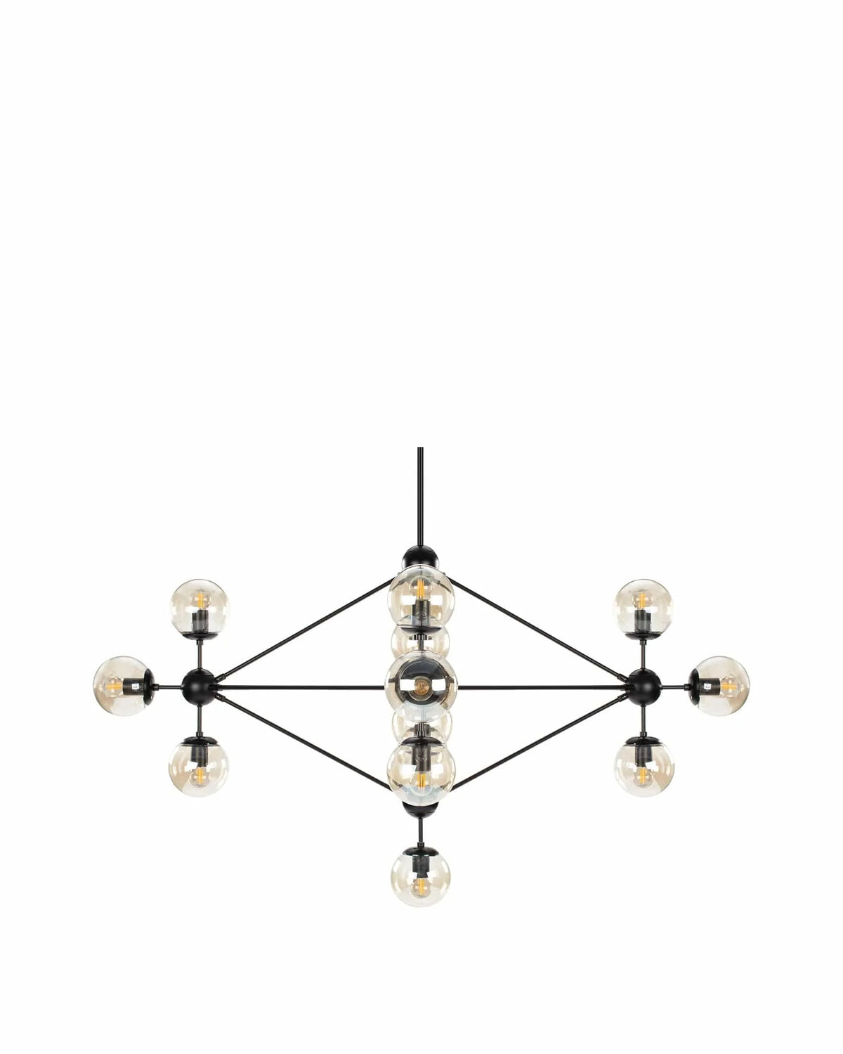 Mota™ chandelier large | smoked glass - lighting mota | madorne